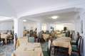 La sala ristorante situata al piano terra. 
